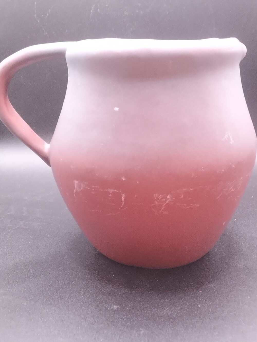 1960's Van Briggle Pottery "Mulberry" Heart Shaped Pitcher 6" READ